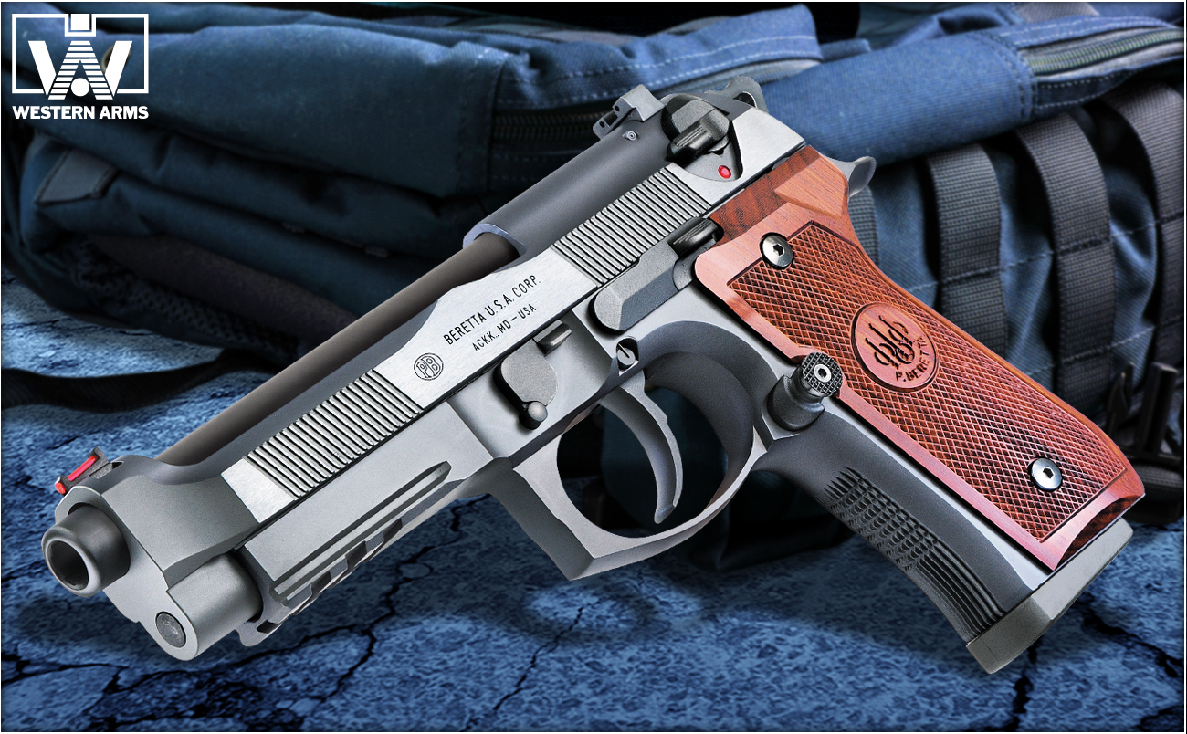 ⭐WAウエスタンアームズ ベレッタ92FS ガスブロ⭐木製グリップ&ケース付 福袋】WA【ベレッタ】M92FS ブリガディアエリート 木製グリップ付